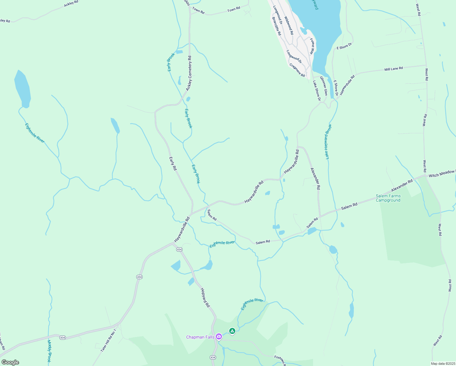 map of restaurants, bars, coffee shops, grocery stores, and more near 145 Haywardville Road in Colchester