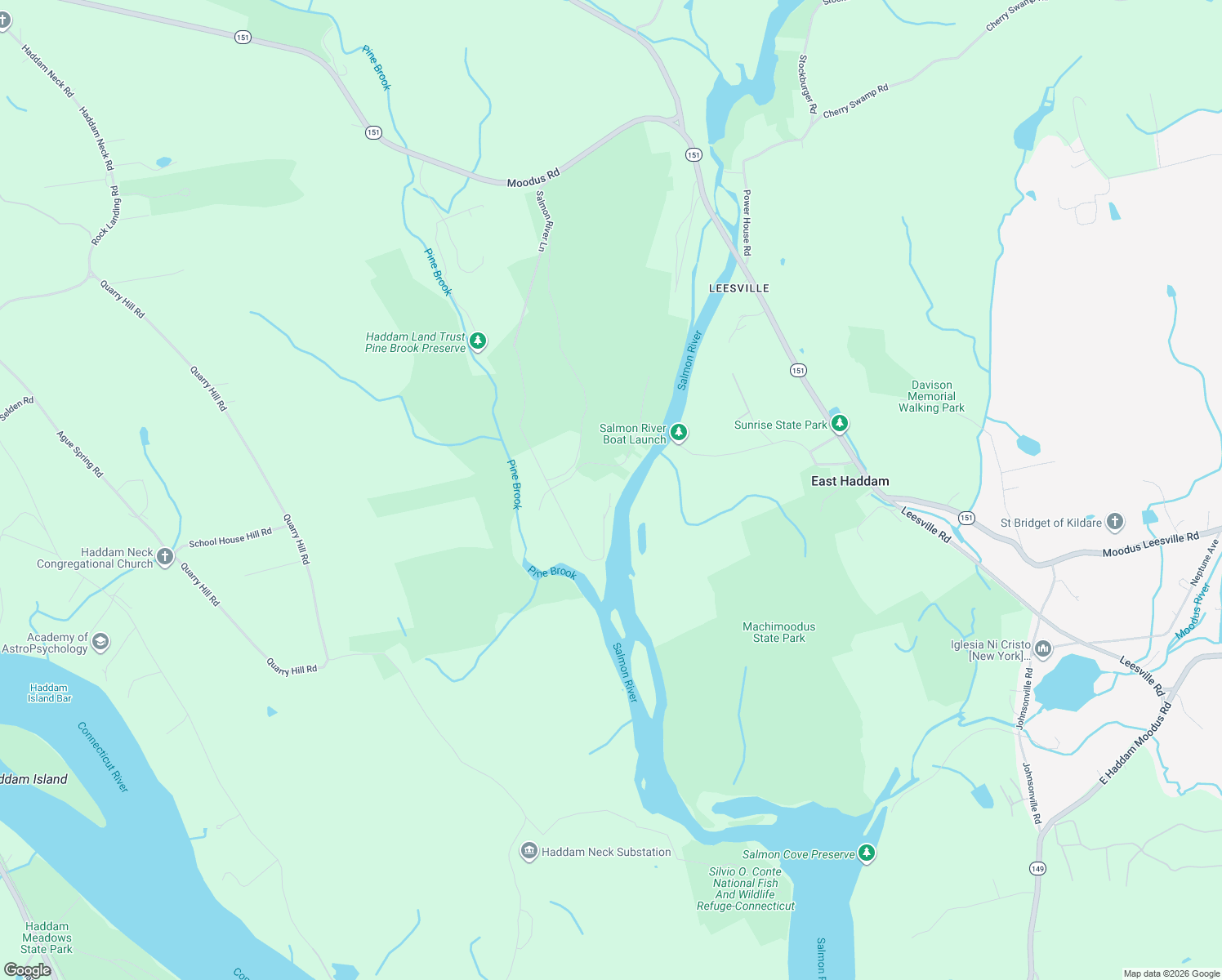 map of restaurants, bars, coffee shops, grocery stores, and more near 175 Salmon River Lane in East Hampton