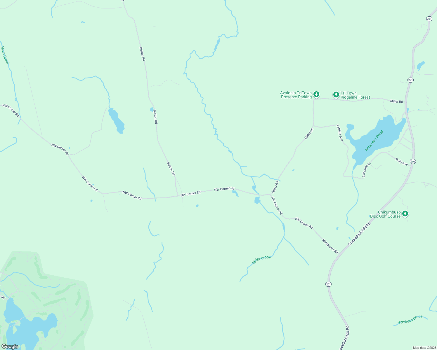 map of restaurants, bars, coffee shops, grocery stores, and more near 122 Northwest Corner Road in North Stonington