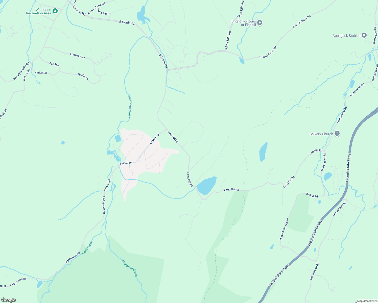 map of restaurants, bars, coffee shops, grocery stores, and more near 23 Long Hill Rd in Hopewell Junction