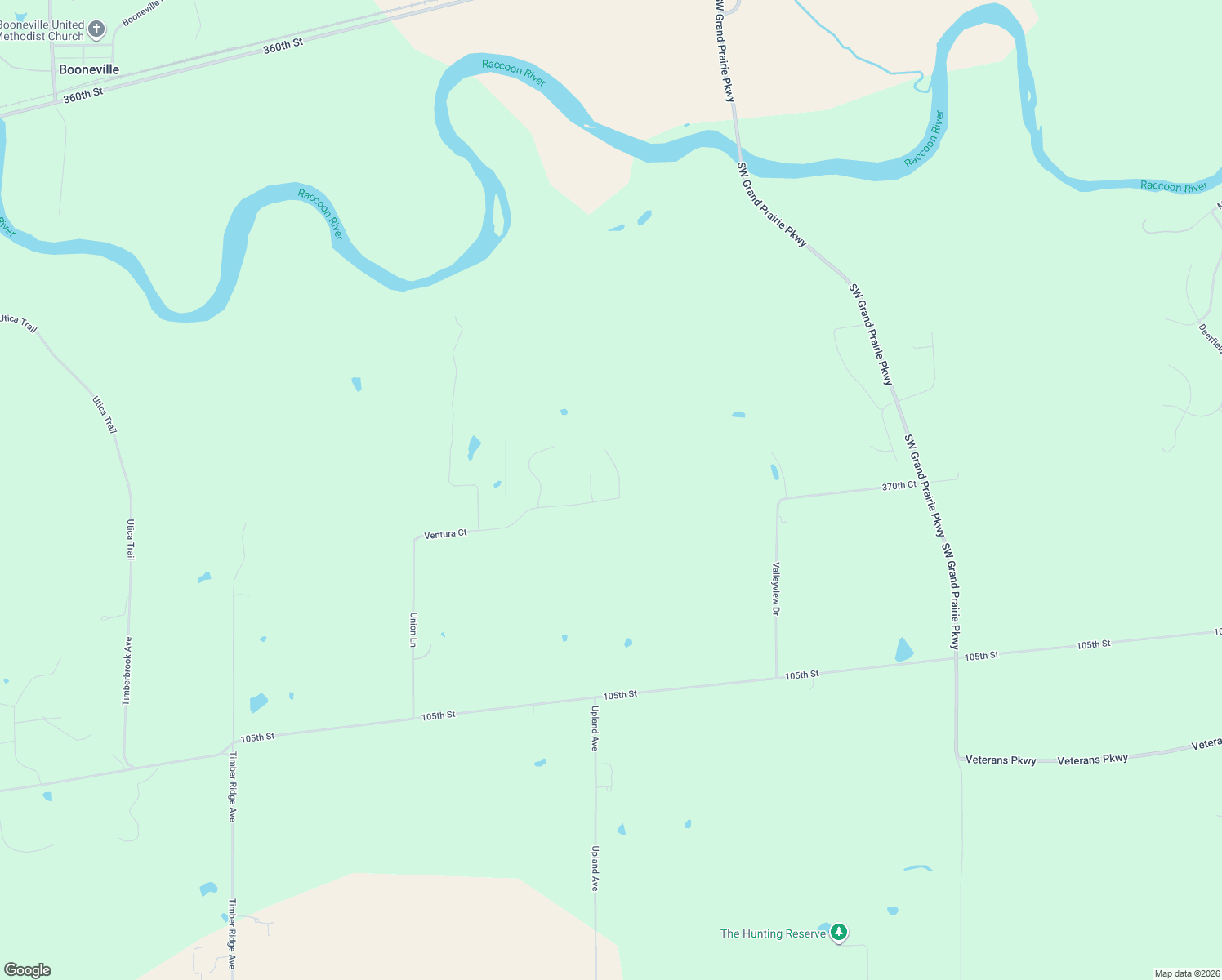 map of restaurants, bars, coffee shops, grocery stores, and more near 32533 Hunters Run Drive in Van Meter