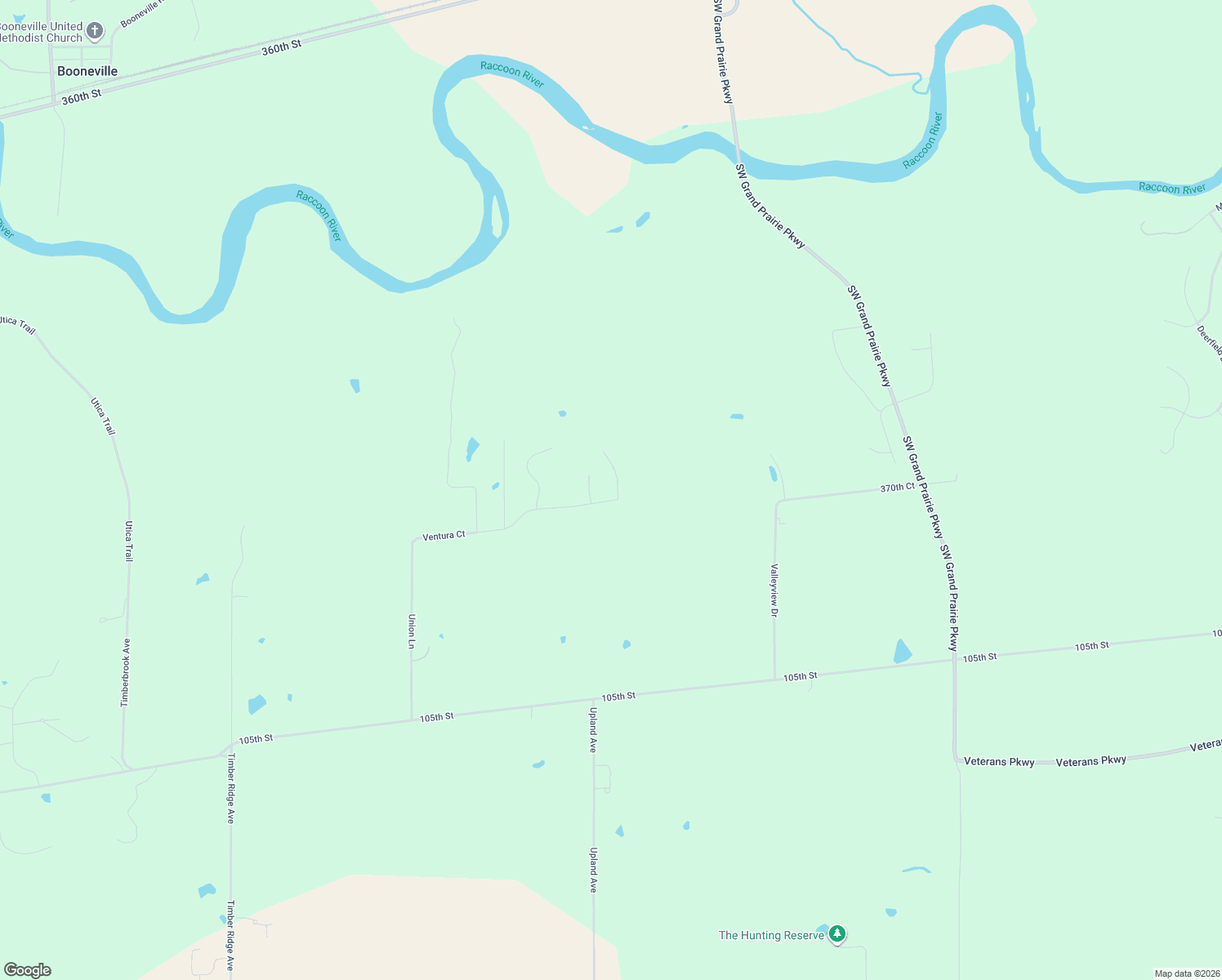 map of restaurants, bars, coffee shops, grocery stores, and more near 32533 Hunters Run Drive in Van Meter