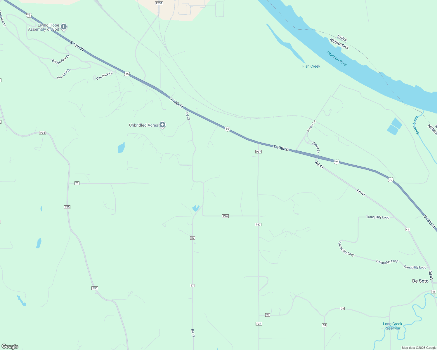 map of restaurants, bars, coffee shops, grocery stores, and more near 8988 County Road 37 in Blair