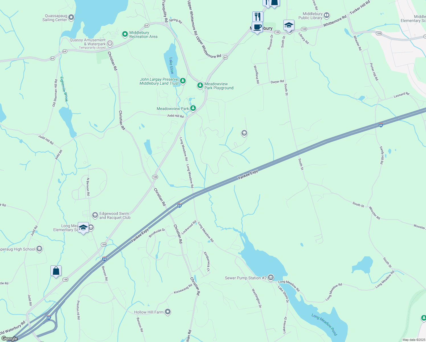 70 Ridgewood Drive, Middlebury CT Walk Score