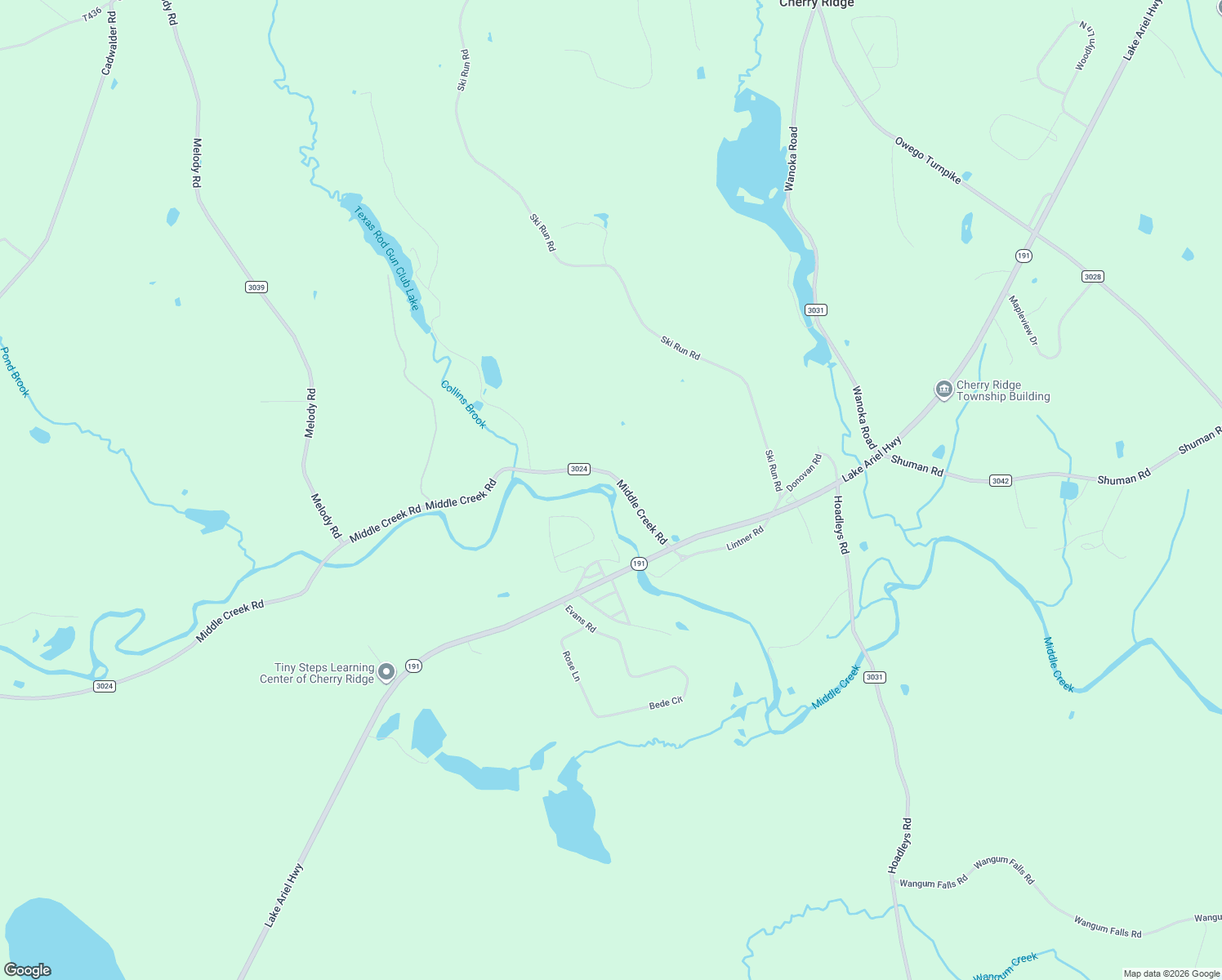 map of restaurants, bars, coffee shops, grocery stores, and more near 402 Middle Creek Road in Honesdale