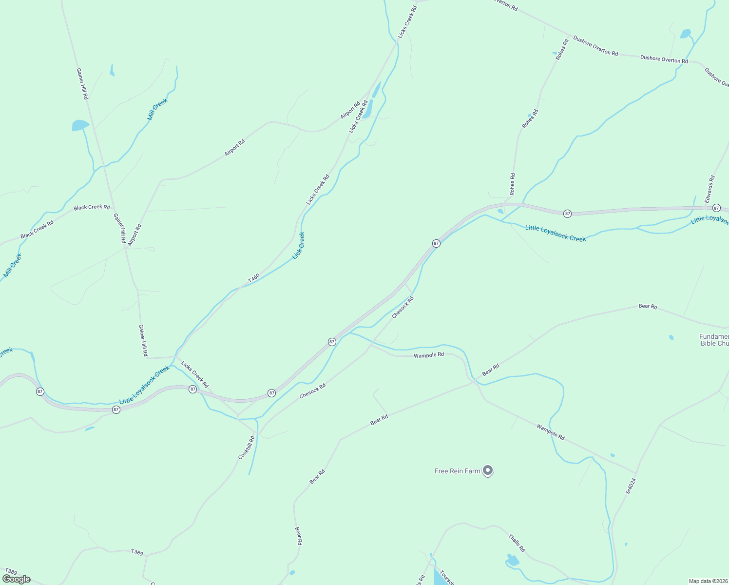 map of restaurants, bars, coffee shops, grocery stores, and more near in Dushore