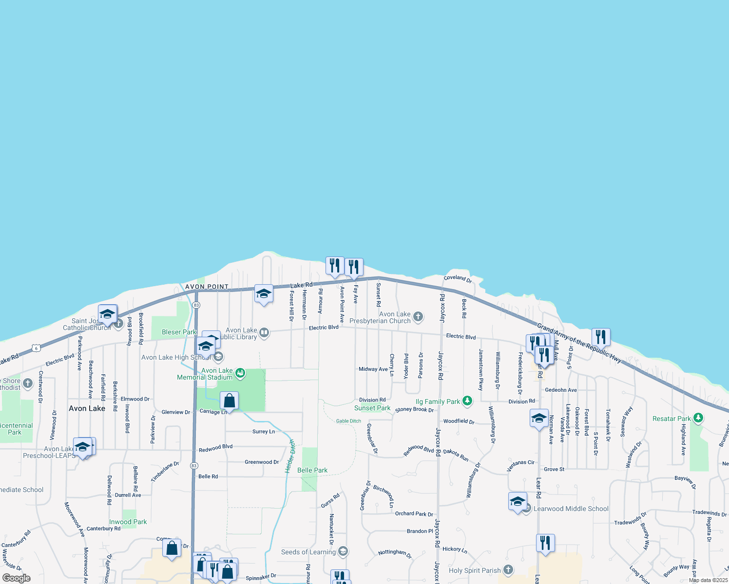 118 Vineyard Road, Avon Lake OH Walk Score