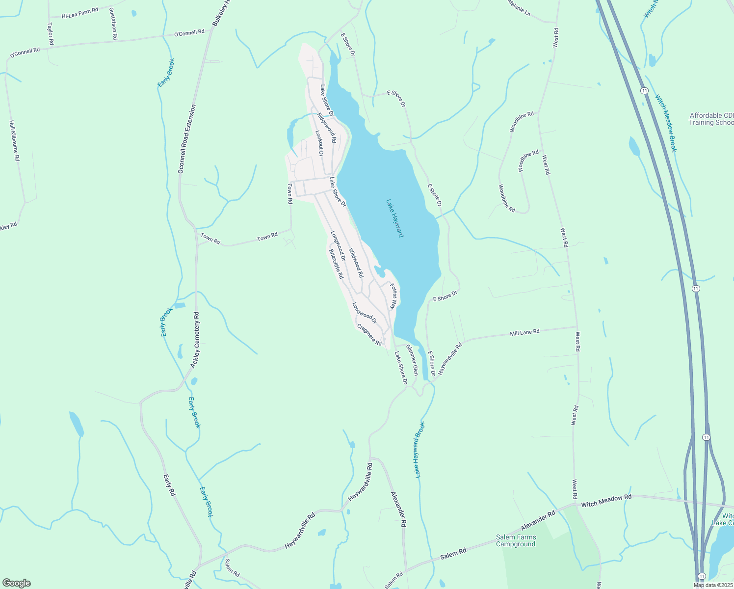 map of restaurants, bars, coffee shops, grocery stores, and more near 48 Wildwood Road in Colchester