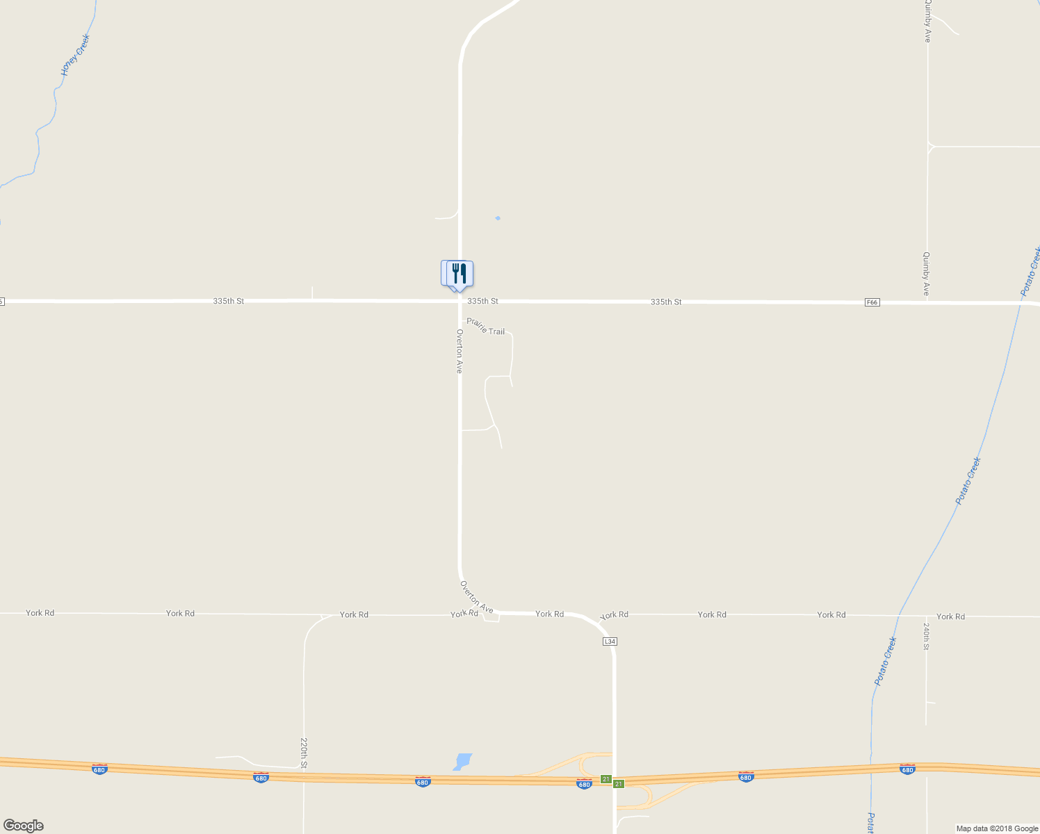 map of restaurants, bars, coffee shops, grocery stores, and more near 3406 Prairie South Circle in Logan