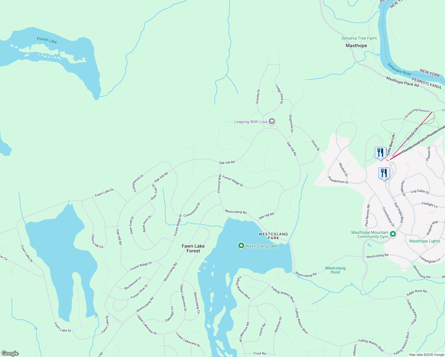 map of restaurants, bars, coffee shops, grocery stores, and more near 144 Forest Ridge Dr in Hawley