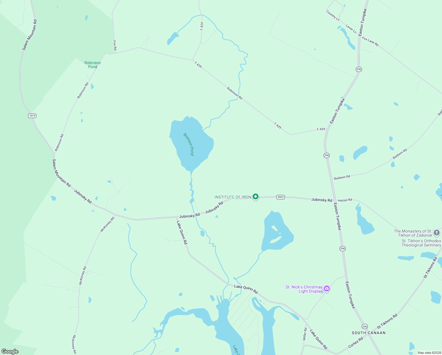 map of restaurants, bars, coffee shops, grocery stores, and more near 305 Jubinsky Rd in Waymart