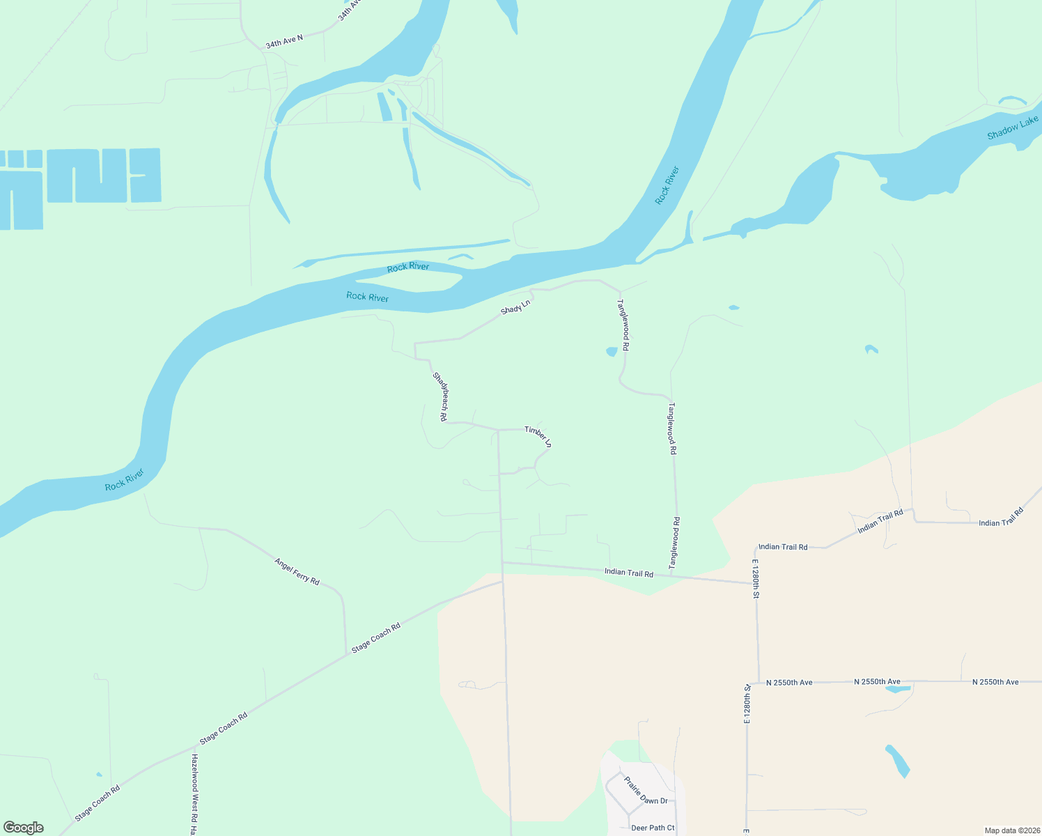 map of restaurants, bars, coffee shops, grocery stores, and more near 3 Timber Lane in Geneseo