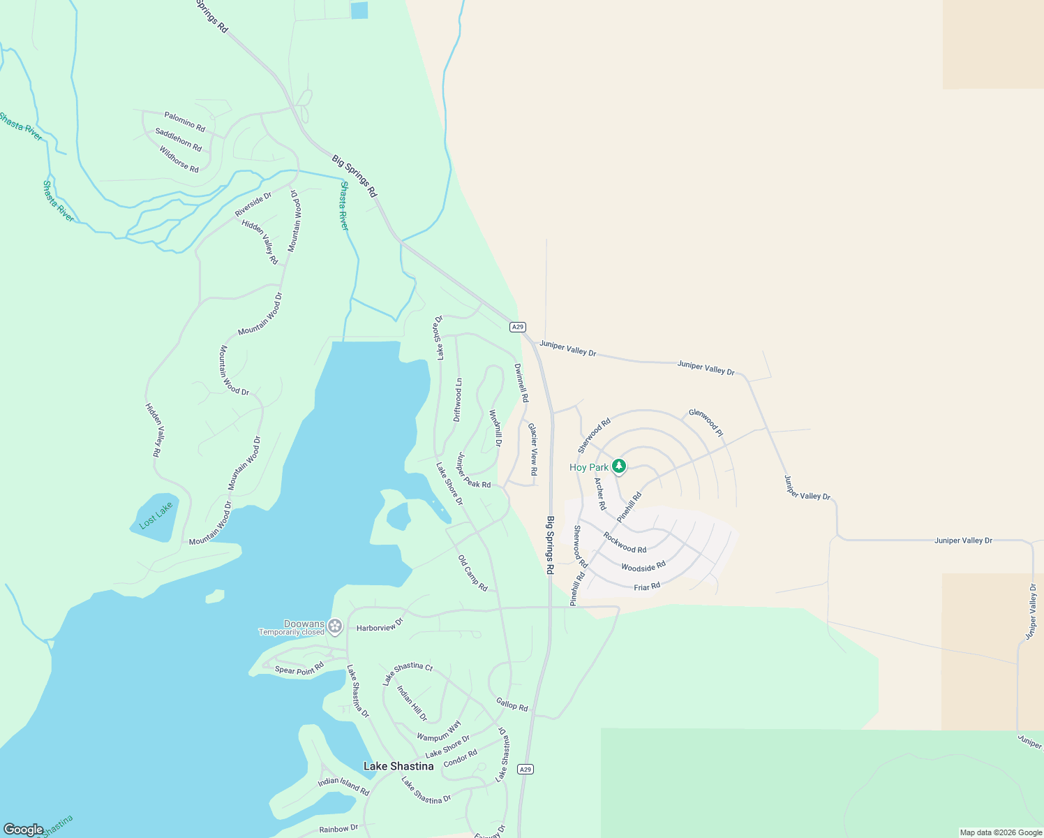 map of restaurants, bars, coffee shops, grocery stores, and more near 15207 Dwinnell Road in Weed
