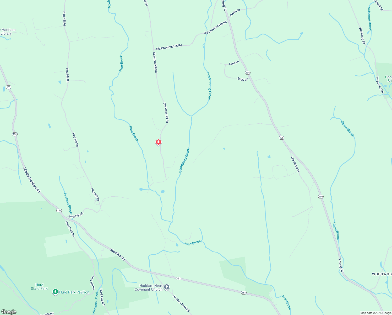 map of restaurants, bars, coffee shops, grocery stores, and more near 78 Quiet Woods Road in East Hampton