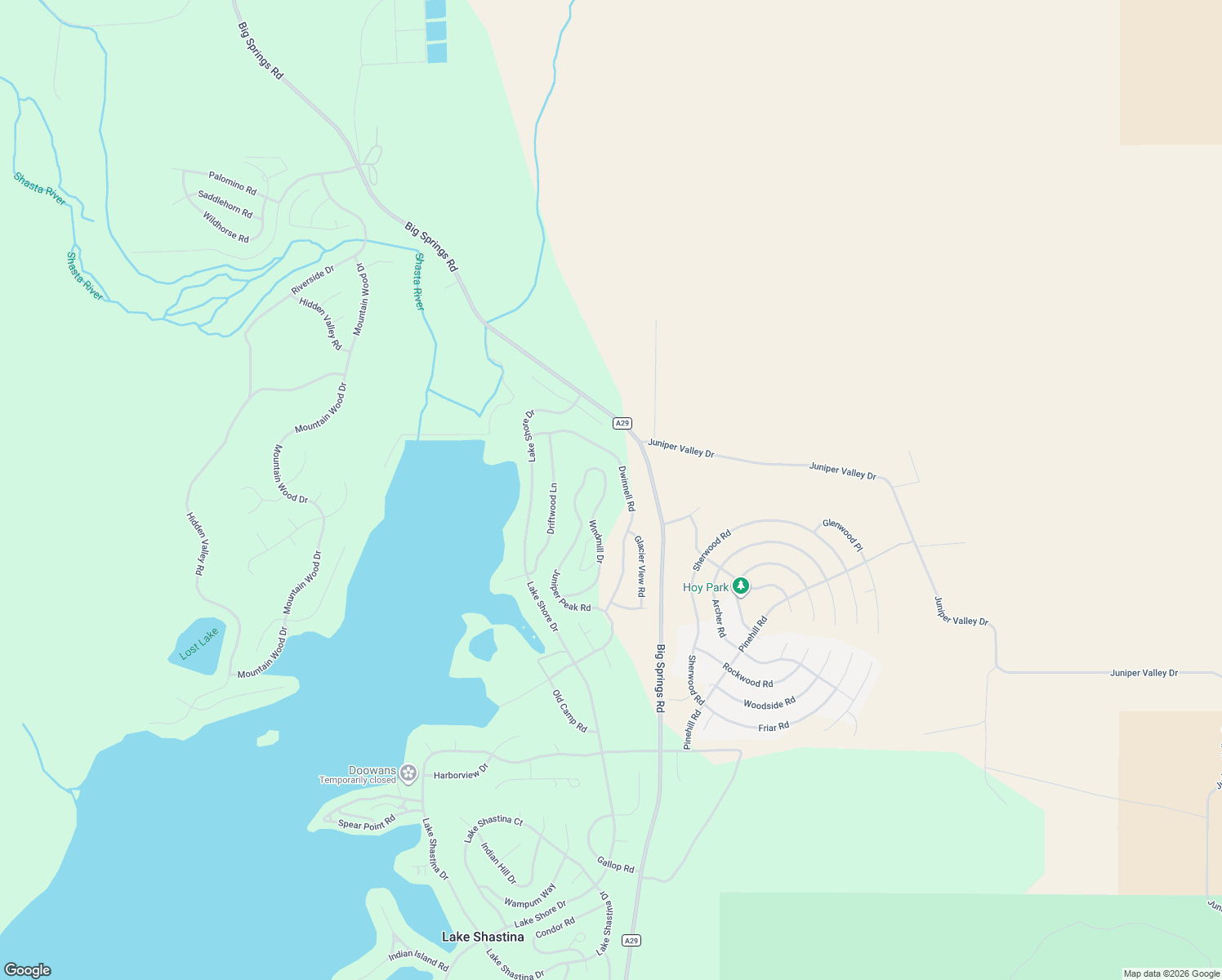 map of restaurants, bars, coffee shops, grocery stores, and more near 14925 Windmill Drive in Weed