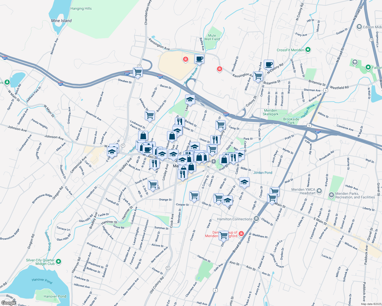 29 Prospect Street, Meriden CT Walk Score