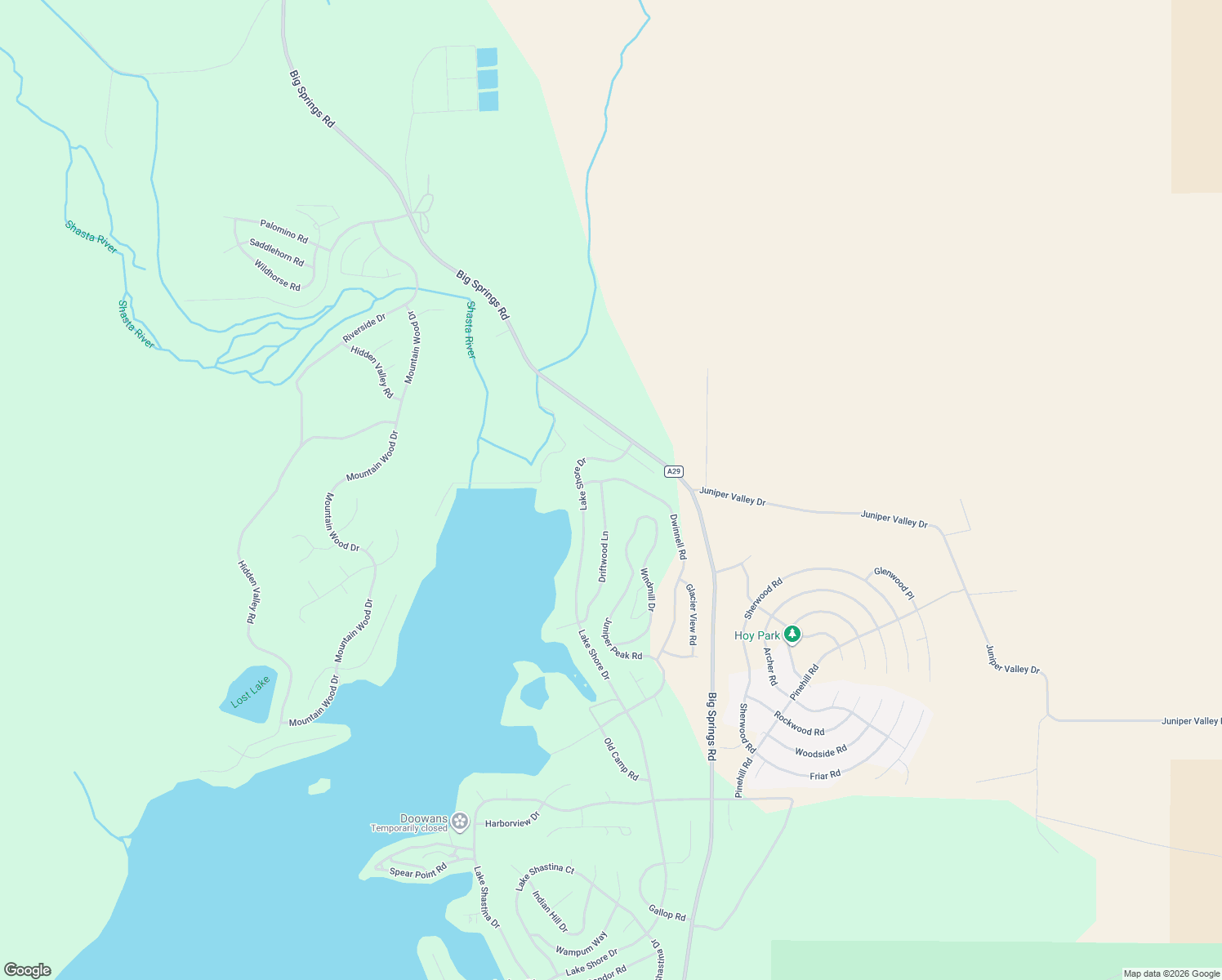 map of restaurants, bars, coffee shops, grocery stores, and more near 5300-9412 Dwinnell Road in Weed
