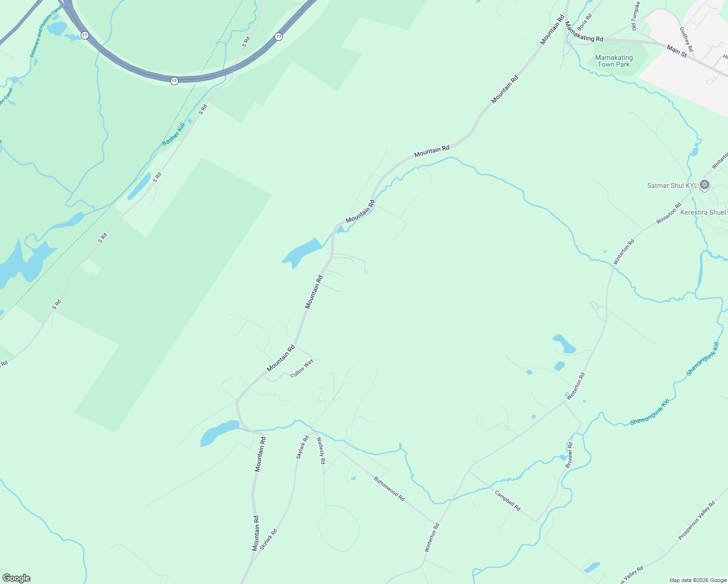 map of restaurants, bars, coffee shops, grocery stores, and more near 361 Mountain Road in Bloomingburg