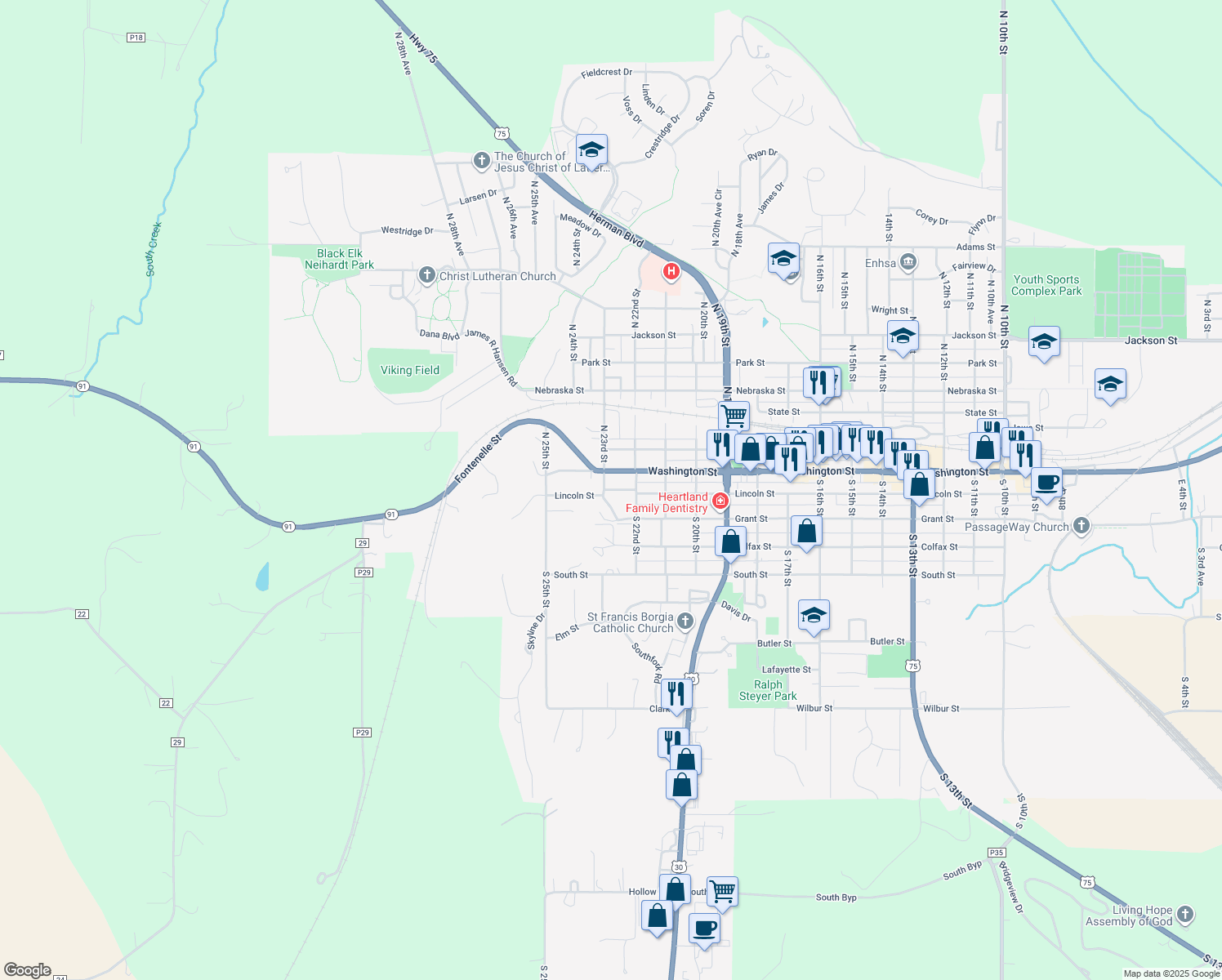 2271 Lincoln Street, Blair NE Walk Score