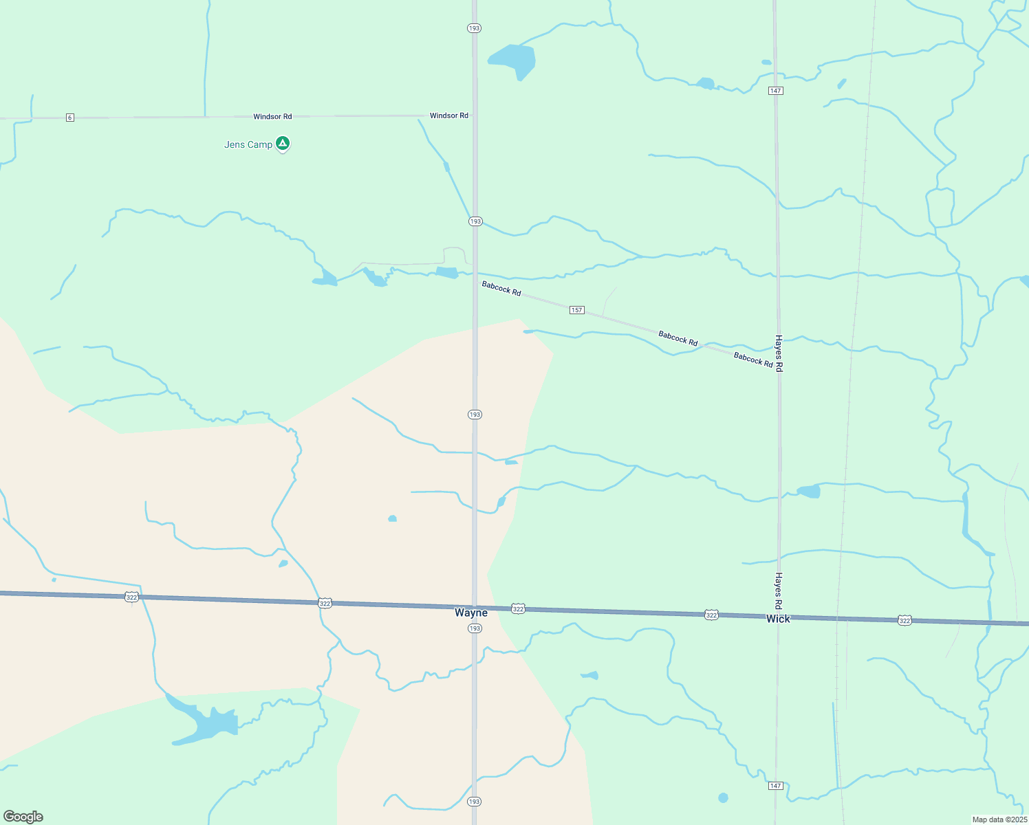 map of restaurants, bars, coffee shops, grocery stores, and more near 7580 Ohio 193 in Williamsfield