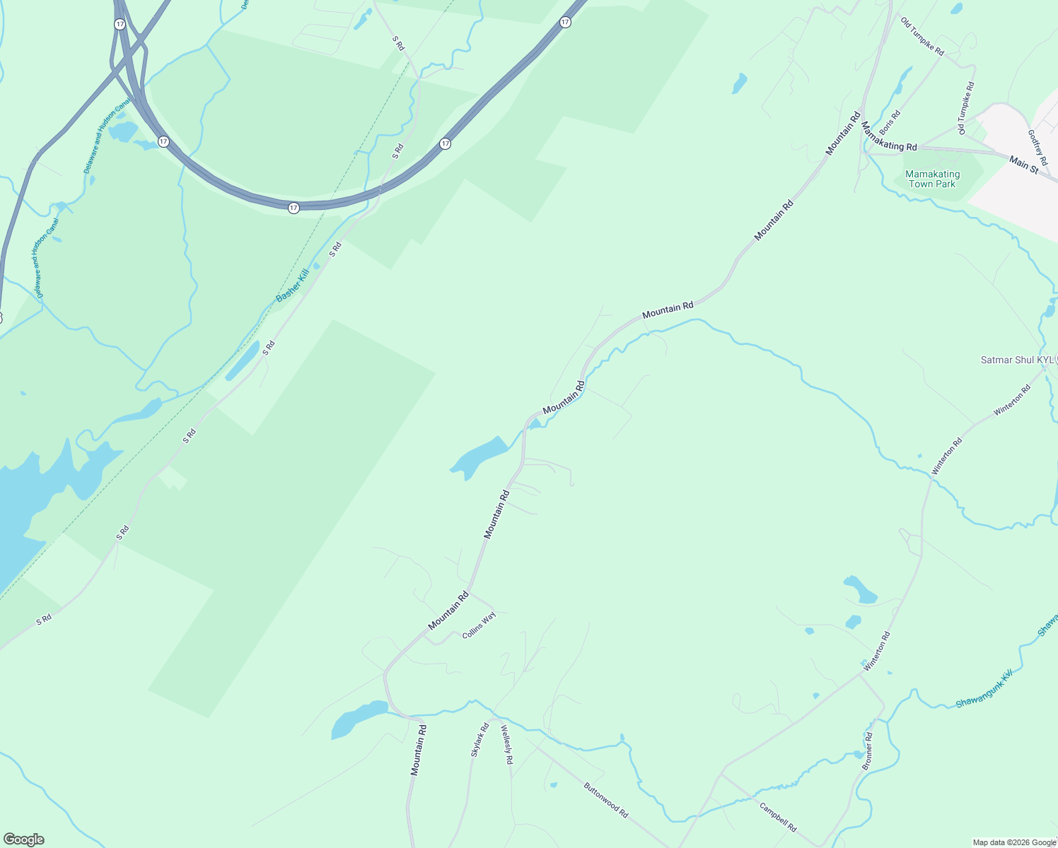 map of restaurants, bars, coffee shops, grocery stores, and more near 361 Mountain Road in Bloomingburg