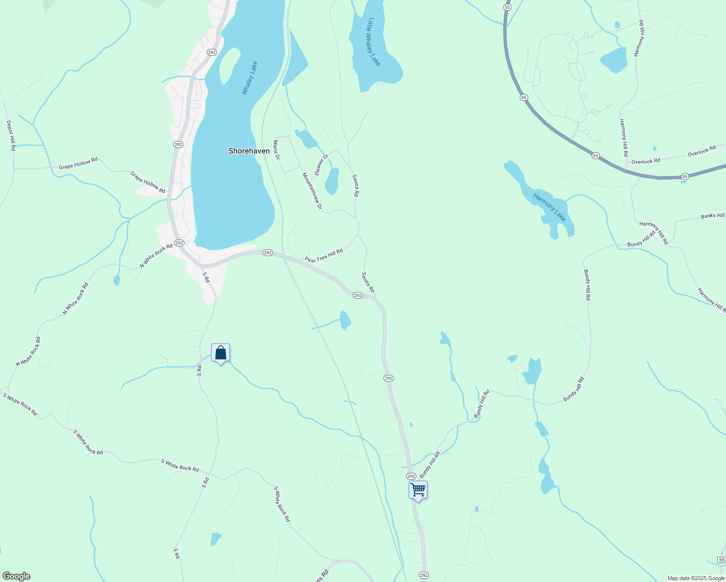 map of restaurants, bars, coffee shops, grocery stores, and more near 13 Sanita Road in Holmes