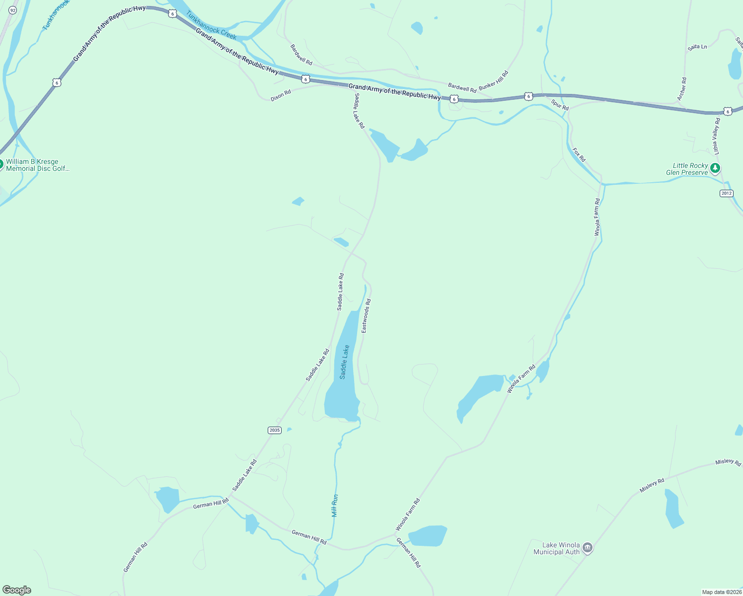 map of restaurants, bars, coffee shops, grocery stores, and more near 10 Eastwoods Road in Tunkhannock