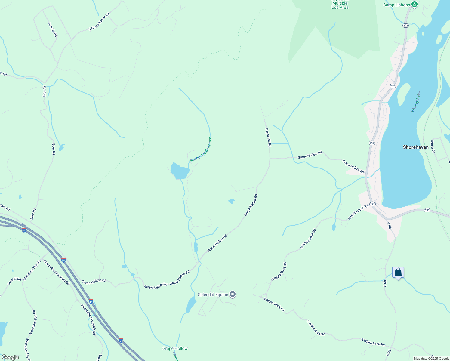 map of restaurants, bars, coffee shops, grocery stores, and more near 218 Grape Hollow Road in Holmes