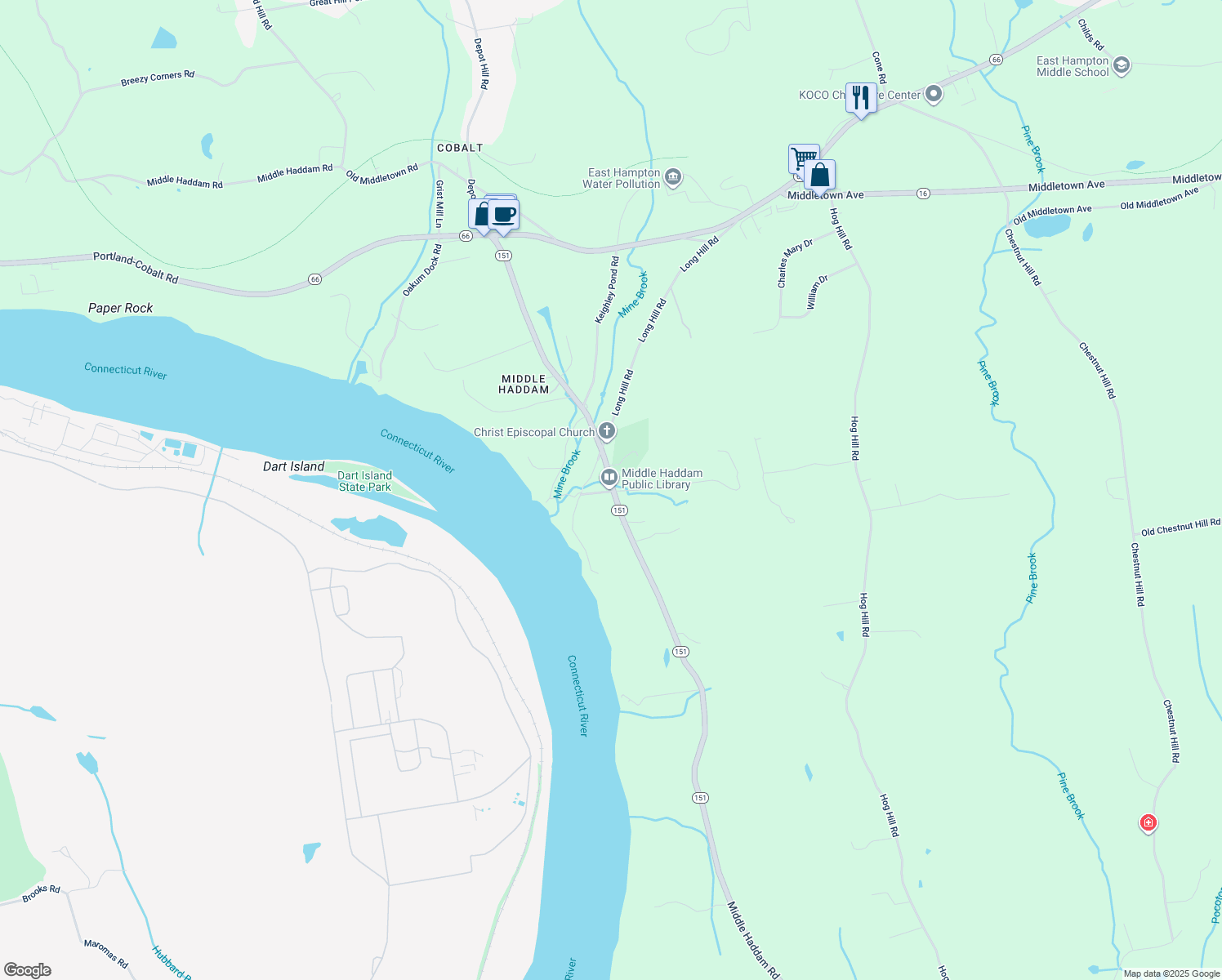 2 Knowles Road, East Hampton CT Walk Score