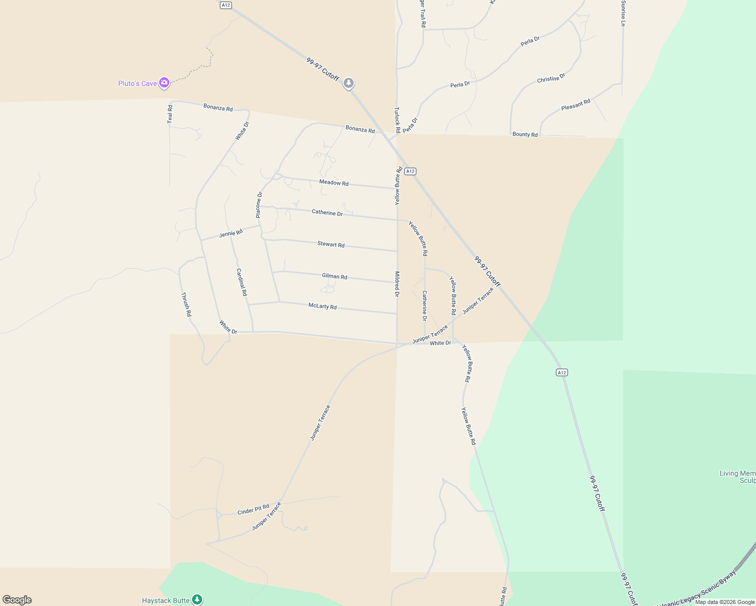 map of restaurants, bars, coffee shops, grocery stores, and more near 16505 McLarty Rd in Montague