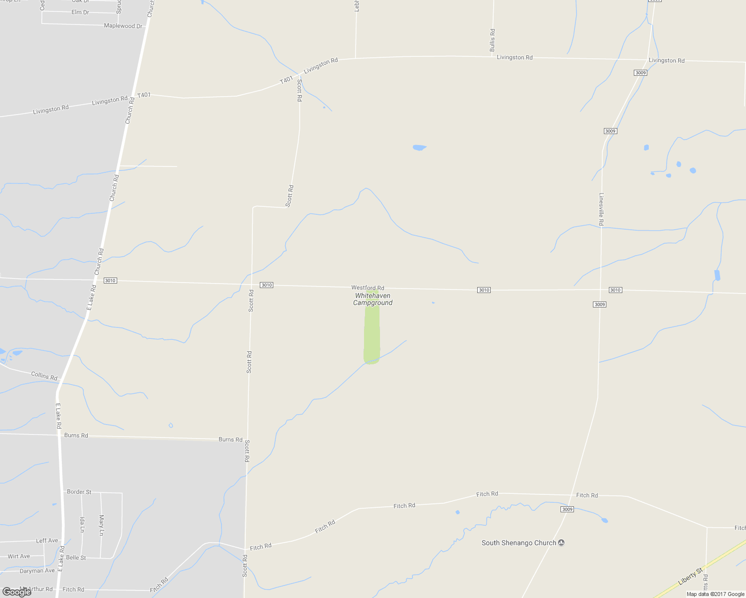 map of restaurants, bars, coffee shops, grocery stores, and more near 4007 Westford Road in Jamestown