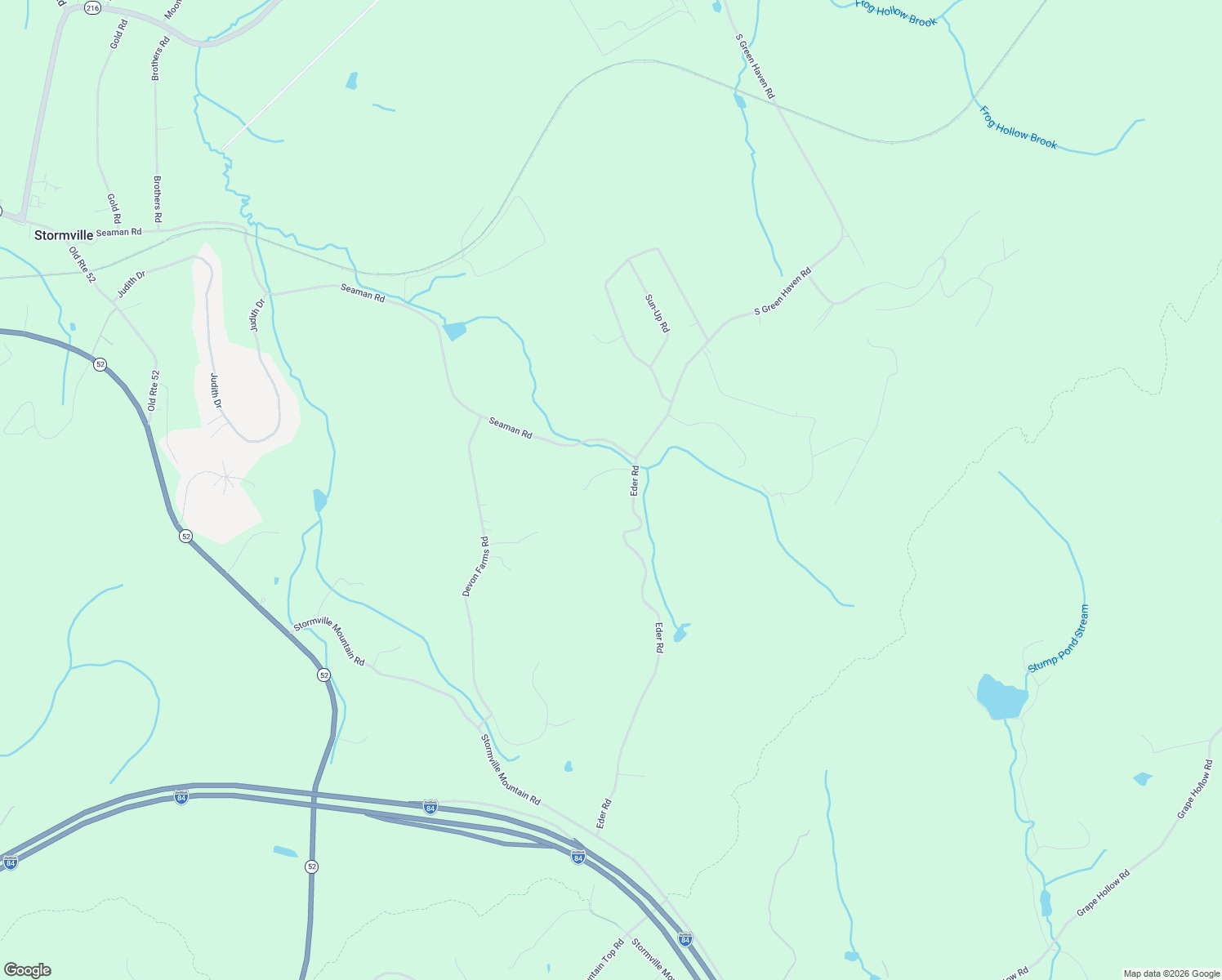 map of restaurants, bars, coffee shops, grocery stores, and more near 444 Eder Road in Stormville