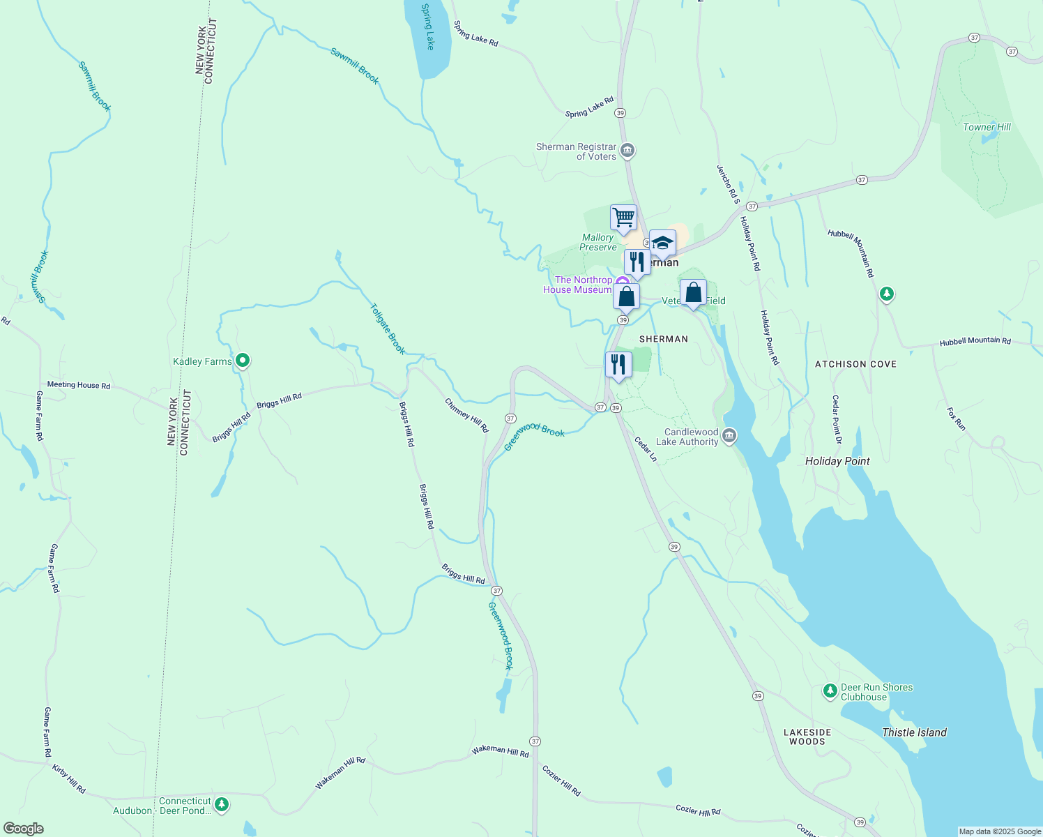 43 Route 37, Sherman CT Walk Score