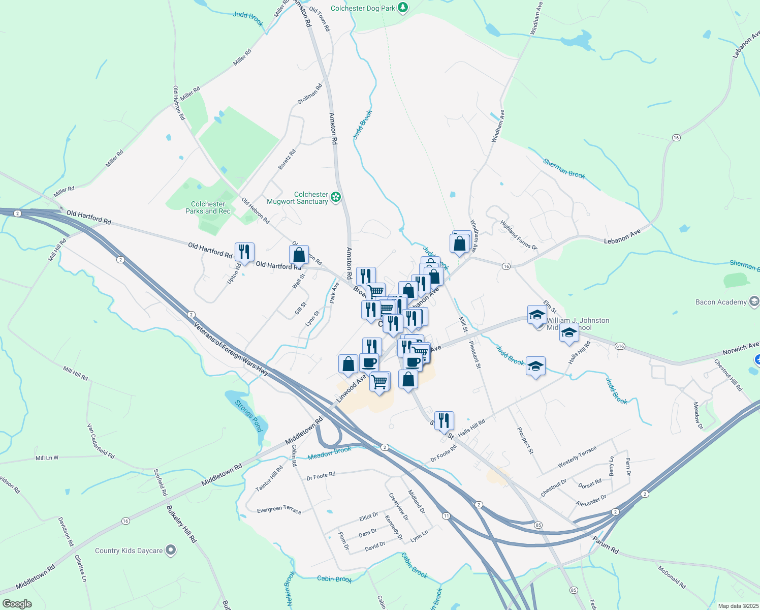 10 Broadway, Colchester CT Walk Score