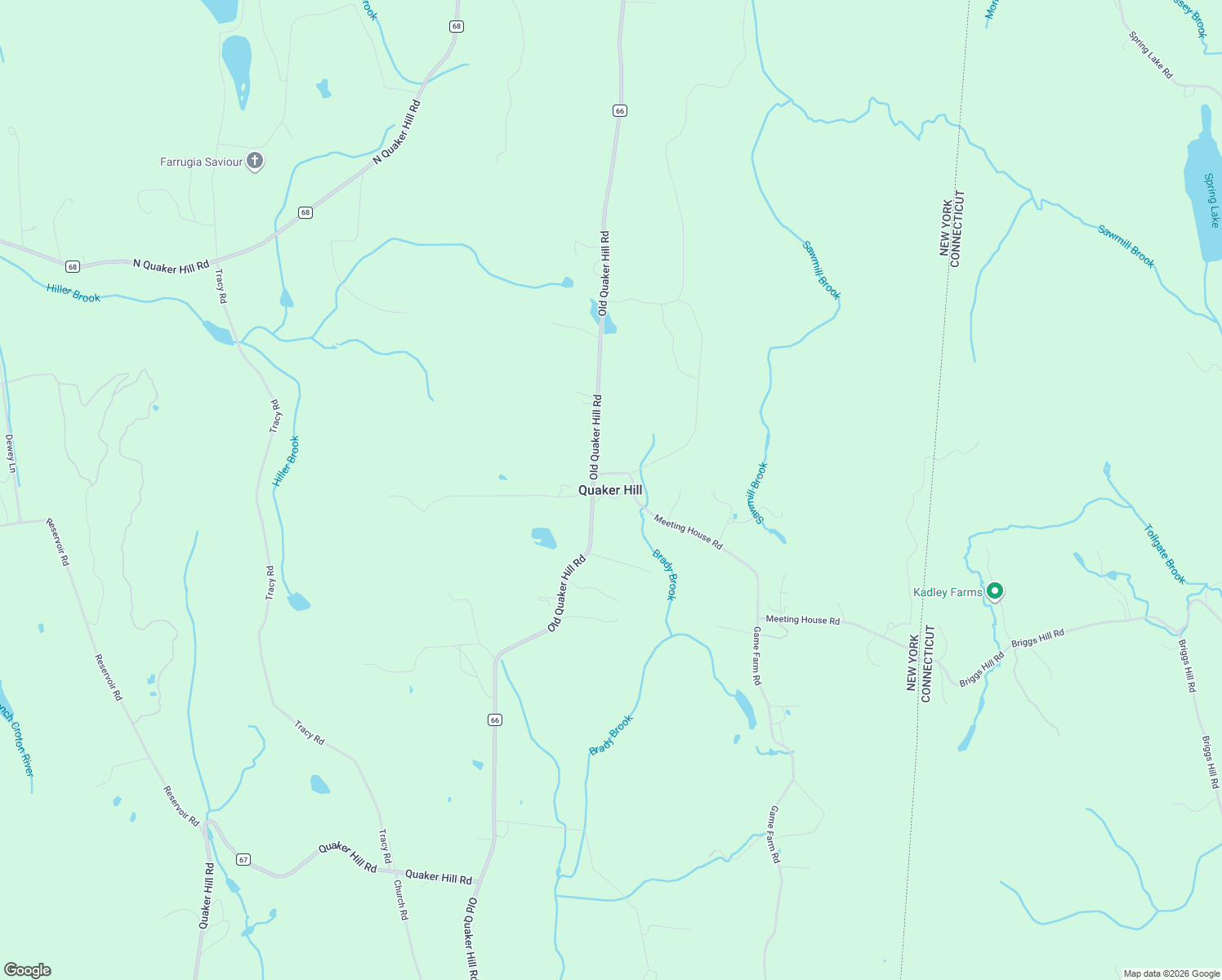 map of restaurants, bars, coffee shops, grocery stores, and more near in Quaker Hill