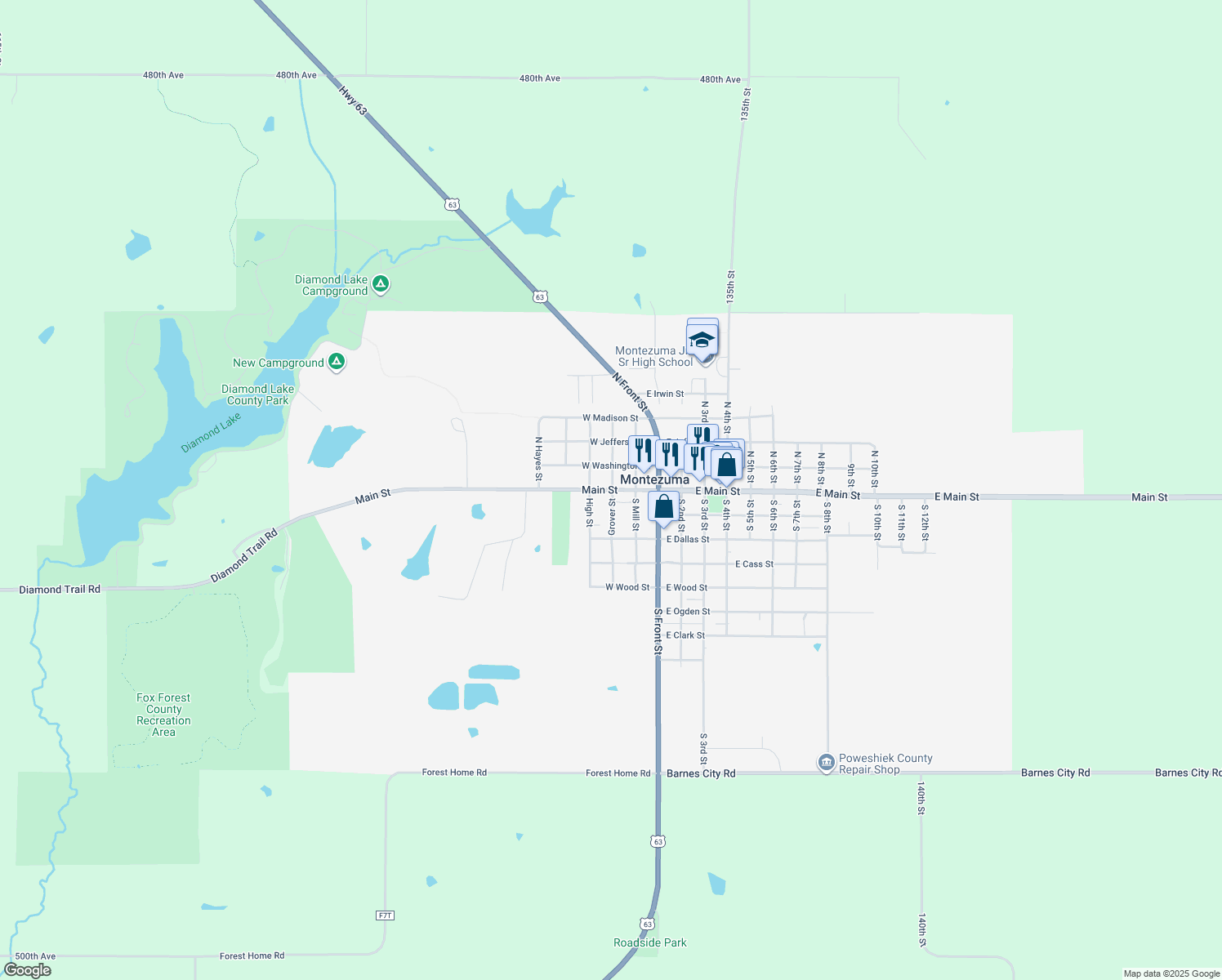 302 West Main Street, Montezuma IA Walk Score