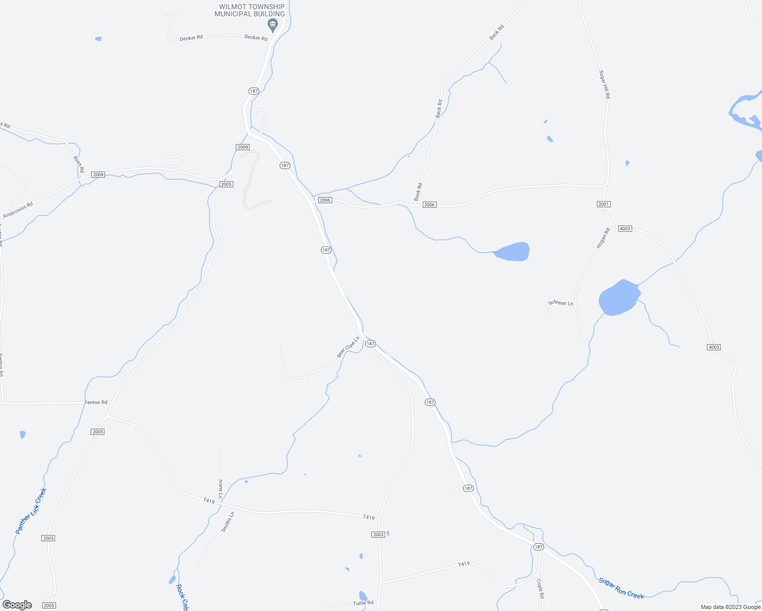 map of restaurants, bars, coffee shops, grocery stores, and more near in Sugar Run