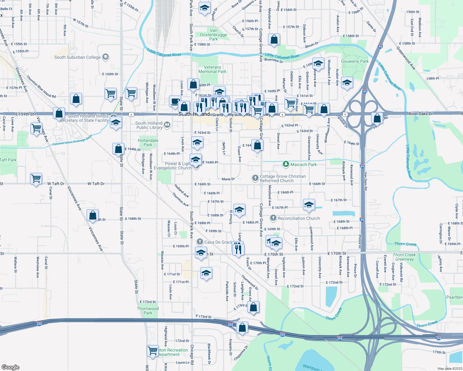 School Street, South Holland IL Walk Score