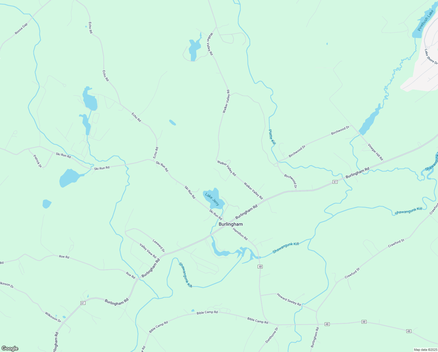 map of restaurants, bars, coffee shops, grocery stores, and more near 14 Shannon Lane in Pine Bush