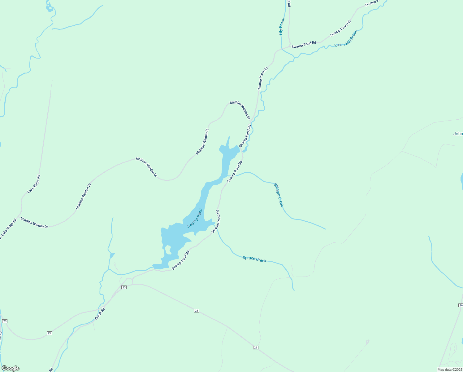 map of restaurants, bars, coffee shops, grocery stores, and more near 266 Swamp Pond Road in Narrowsburg