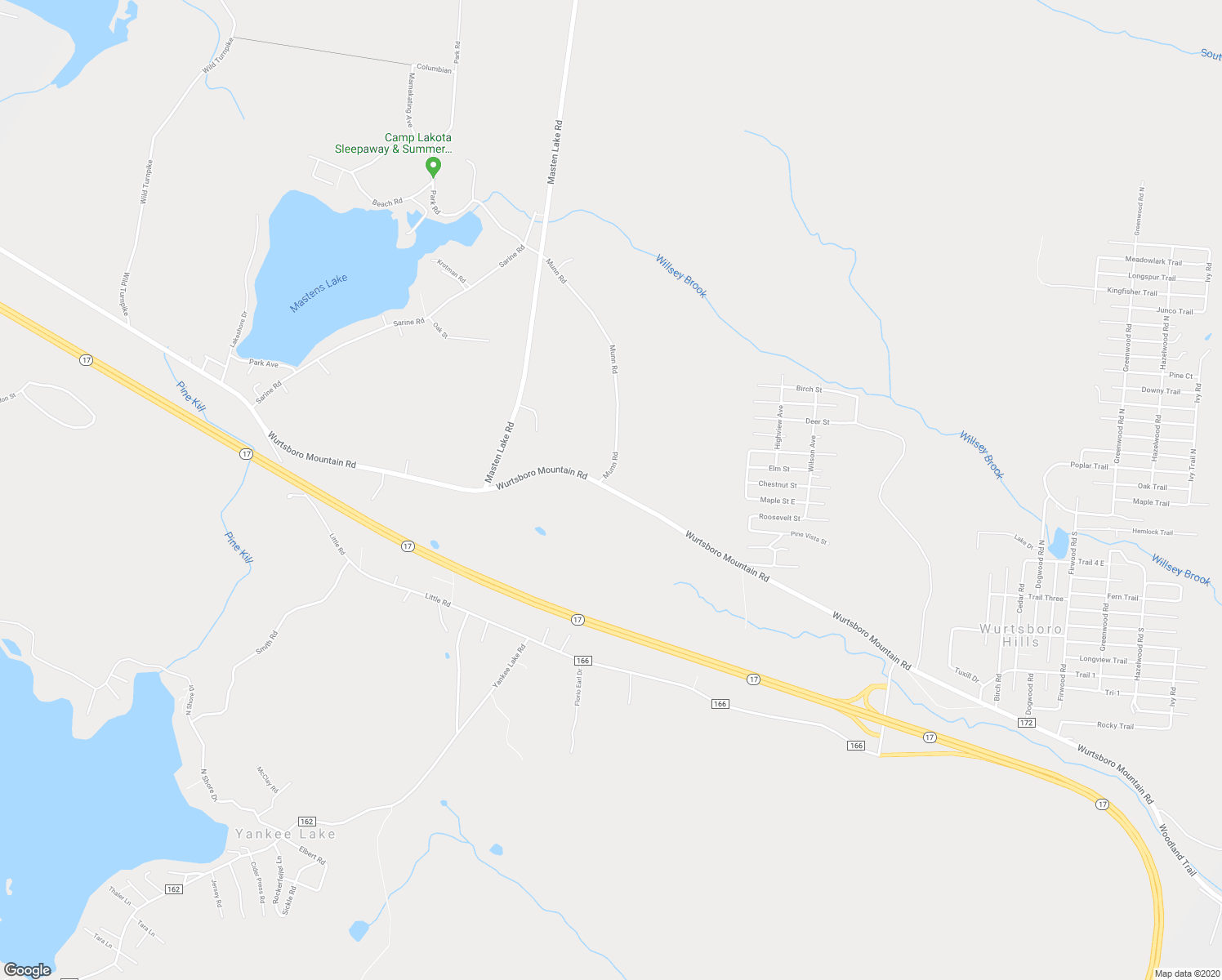 map of restaurants, bars, coffee shops, grocery stores, and more near 856 Wurtsboro Mountain Road in Wurtsboro