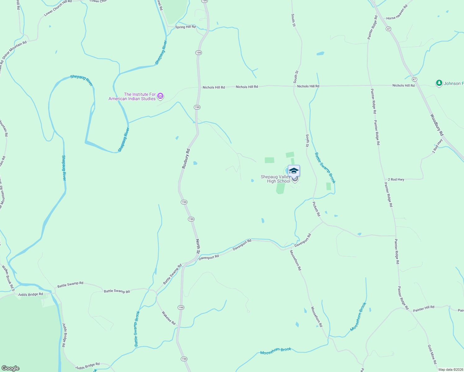 map of restaurants, bars, coffee shops, grocery stores, and more near 61 Frisbie Road in Washington