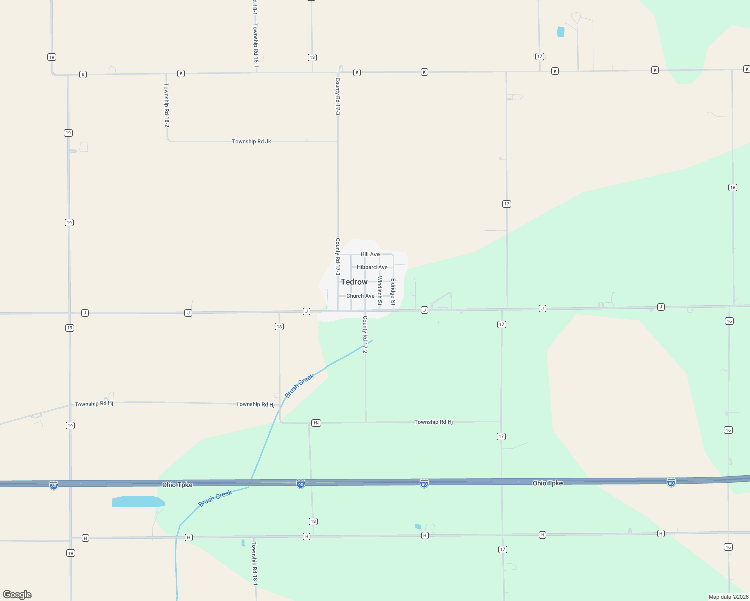 map of restaurants, bars, coffee shops, grocery stores, and more near 173 Windish Ave in Wauseon