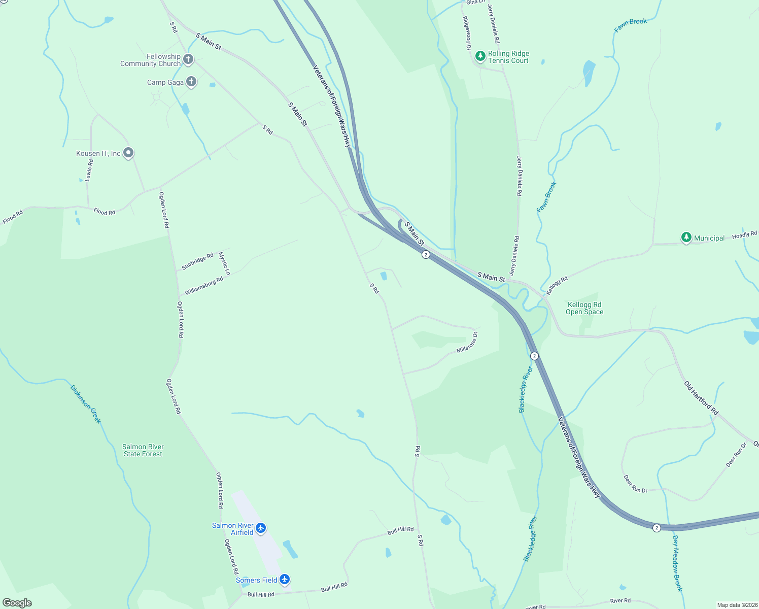 map of restaurants, bars, coffee shops, grocery stores, and more near 172 South Road in Marlborough