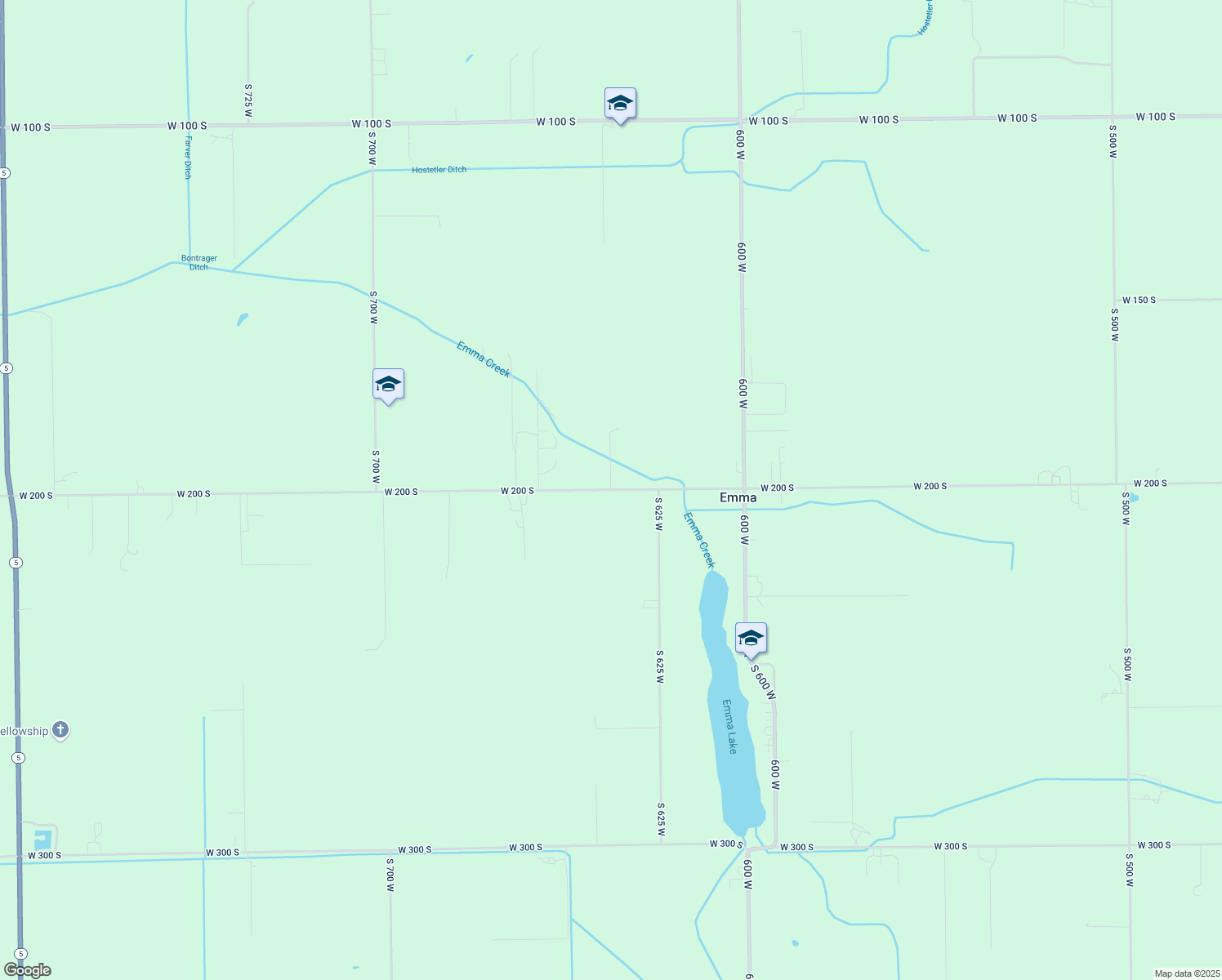 map of restaurants, bars, coffee shops, grocery stores, and more near 6375 W 200 S in Topeka