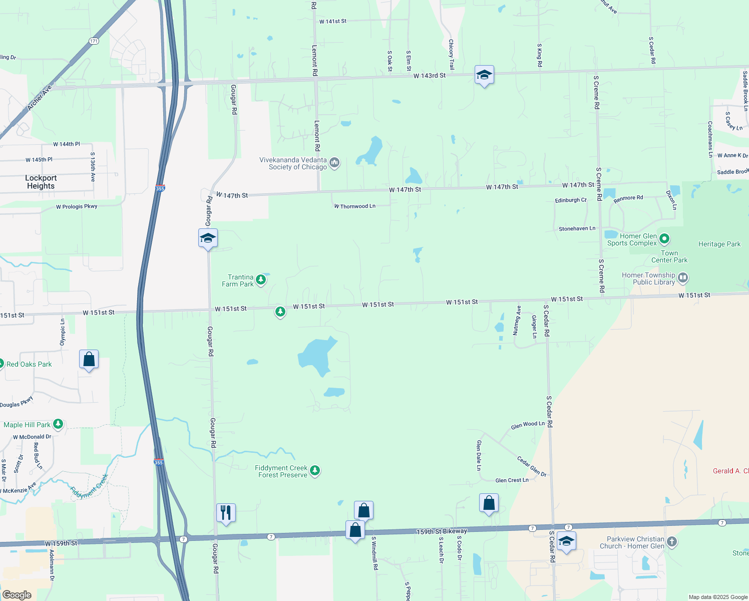 15404 West 151st Street, Homer Glen IL Walk Score