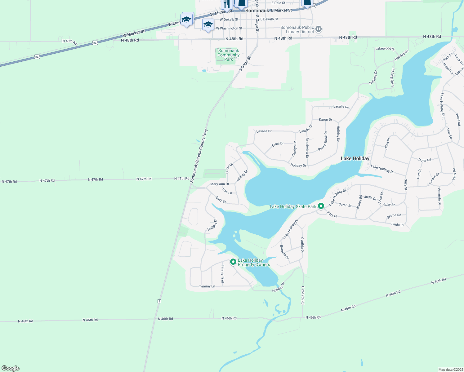 261 Easy Street, Somonauk IL Walk Score