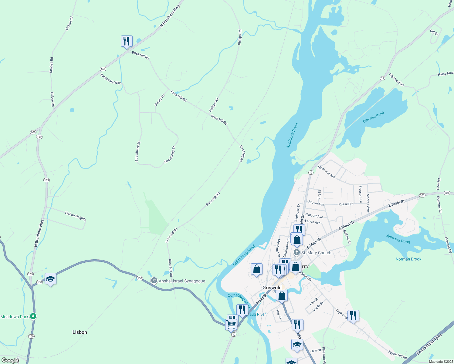 Ross Hill Road, Lisbon CT Walk Score