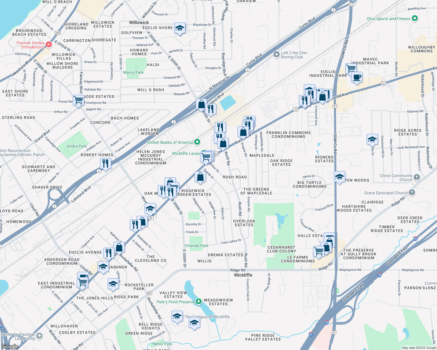 1714 Arbor Street, Wickliffe OH Walk Score