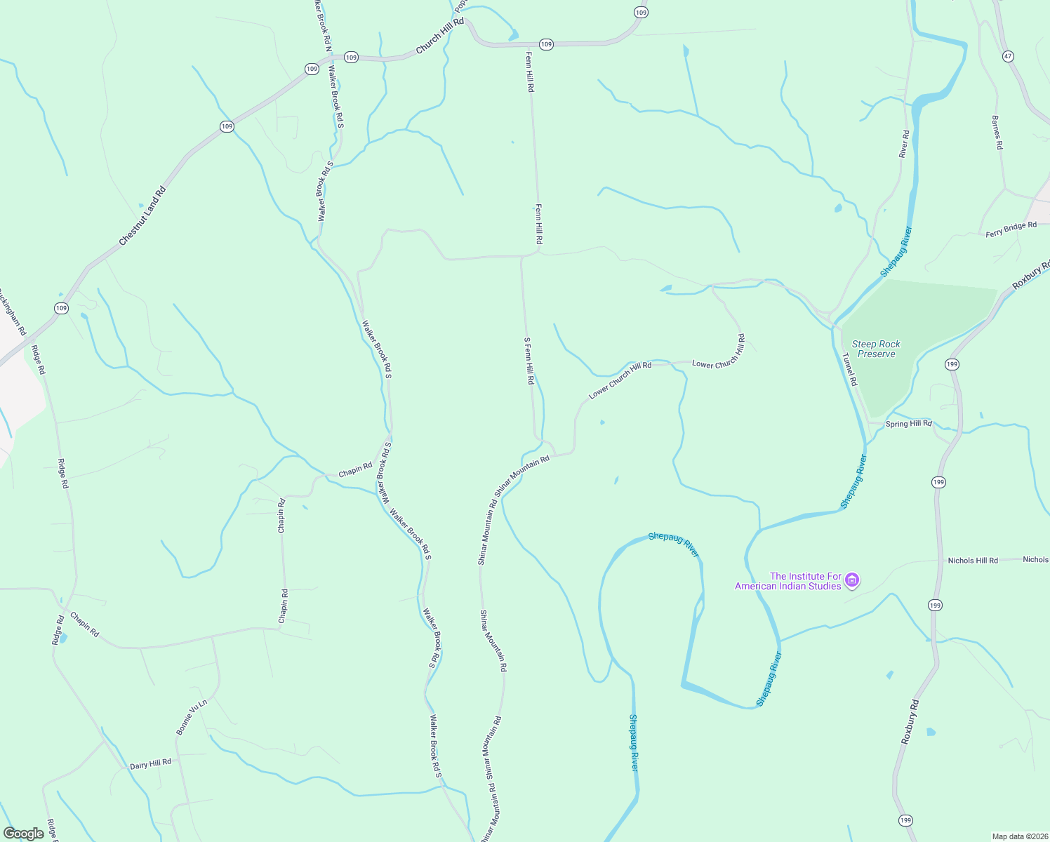 map of restaurants, bars, coffee shops, grocery stores, and more near 59 South Fenn Hill Road in Washington